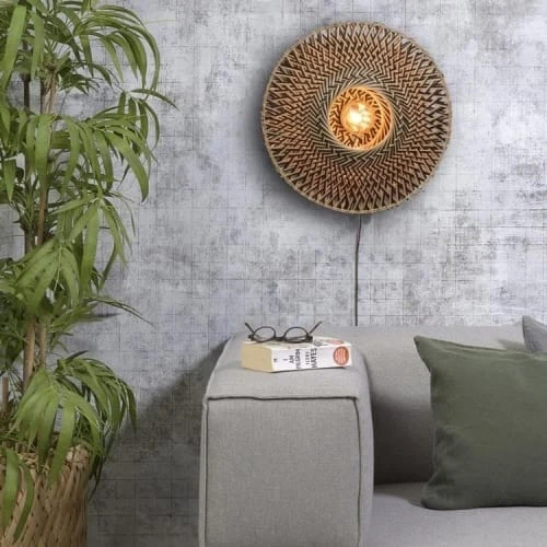 Good & Mojo Appliques Murales Et Spots Applique Murale En Bambou D44 4 Good & Mojo Appliques Murales Et Spots Applique Murale En Bambou D44 – Image 2