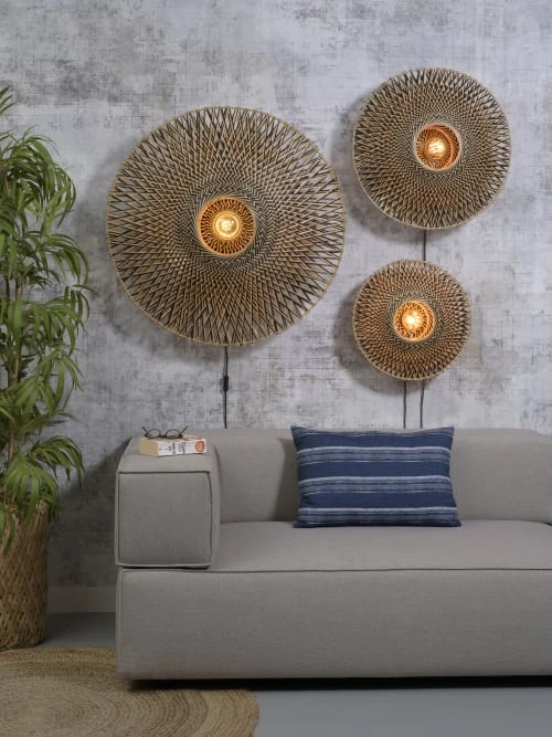 Good & Mojo Appliques Murales Et Spots Applique Murale En Bambou D44 6 Good & Mojo Appliques Murales Et Spots Applique Murale En Bambou D44 – Image 4