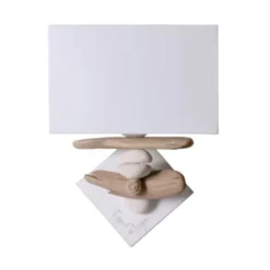 Coc'art Appliques Murales Et Spots Applique Murale En Bois Ivoire -Luminaires Soldes 202 applique murale en bois blanc