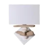 Coc'art Appliques Murales Et Spots Applique Murale En Bois Blanc -Luminaires Soldes 202 applique murale en bois blanc 5