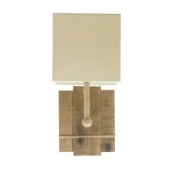 Coc'art Appliques Murales Et Spots Applique Murale En Bois Blanc -Luminaires Soldes 202 applique murale en bois blanc casse 1