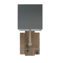 Coc'art Appliques Murales Et Spots Applique Murale En Bois Blanc -Luminaires Soldes 202 applique murale en bois gris 2