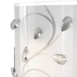 Globo Appliques Murales Et Spots Applique Murale En Métal Argente -Luminaires Soldes 202 applique murale en metal argente 5