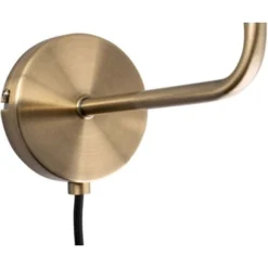 Leitmotiv Appliques Murales Et Spots Applique Murale En Métal Bonnet Doré Antique -Luminaires Soldes 202 applique murale en metal bonnet dore antique 3