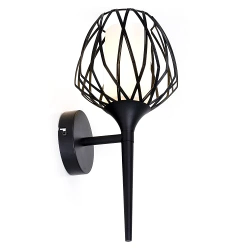 Keria Appliques Murales Et Spots Applique Murale En Métal Noir 3 Keria Appliques Murales Et Spots Applique Murale En Métal Noir