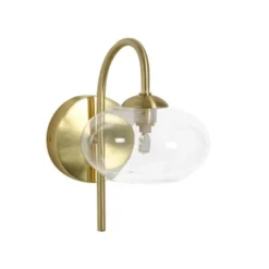 Maisons Du Monde Appliques Murales Et Spots Applique Murale En Verre Et Métal Doré