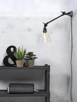 It's About Romi Appliques Murales Et Spots Applique Murale Métal Et Verre L55cm -Luminaires Soldes 202 applique murale metal et verre l55cm 2