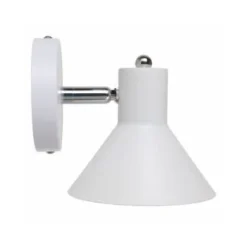 Wadiga Appliques Murales Et Spots Applique Murale Ronde En Métal Gris 13x15,5x14cm -Luminaires Soldes 202 applique murale ronde en metal blanc 13x15 5x14cm