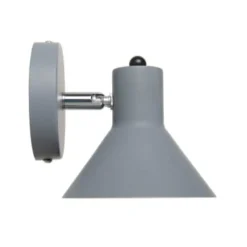 Wadiga Appliques Murales Et Spots Applique Murale Ronde En Métal Gris 13x15,5x14cm -Luminaires Soldes 202 applique murale ronde en metal gris 13x15 5x14cm 3