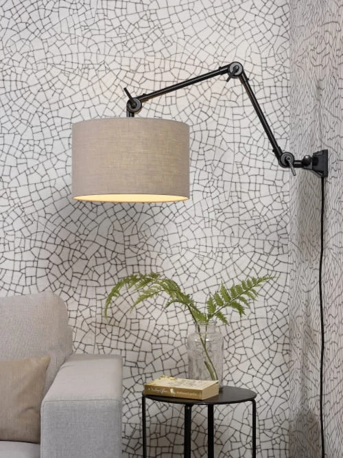 It's About Romi Appliques Murales Et Spots Applique Noire 2 Bras Et Abat-jour L80cm 4 It's About Romi Appliques Murales Et Spots Applique Noire 2 Bras Et Abat-jour L80cm – Image 2