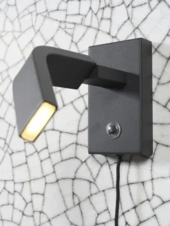 It's About Romi Appliques Murales Et Spots Applique Noire H14cm -Luminaires Soldes 202 applique noire h14cm 2