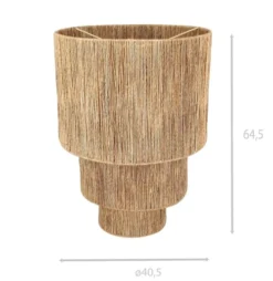 Pirouette Paris Suspensions Cache-ampoule En Jute -Luminaires Soldes 202 cache ampoule en jute 5