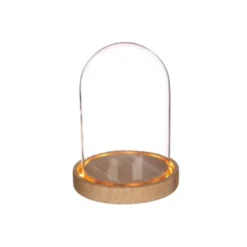 Graine Créative Guirlandes Et Décorations Lumineuses Cloche En Verre Lumineuse 16,5cm X Ø 12,5cm