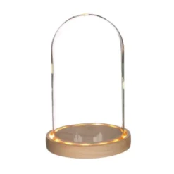 Graine Créative Guirlandes Et Décorations Lumineuses Cloche En Verre Lumineuse 21,5cm X Ø14cm