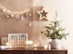 Maisons Du Monde Décorations à Poser De Noël Déco De Noël Lumineuse Renne Coloris écru Et Naturel -Luminaires Soldes 202 deco de noel lumineuse renne coloris ecru et naturel 1000 10 10 197261 4
