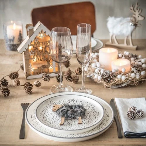 Maisons Du Monde Décorations à Poser De Noël Déco De Noël Maison Lumineuse 8 Maisons Du Monde Décorations à Poser De Noël Déco De Noël Maison Lumineuse – Image 6