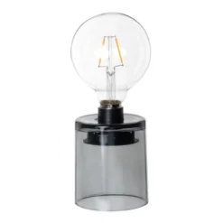 Maisons Du Monde Guirlandes Et Décorations Lumineuses Déco Lumineuse En Verre Transparent Et Noir