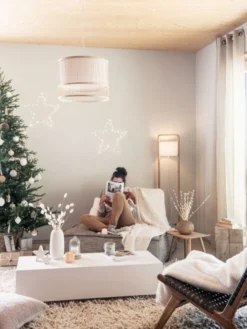 Maisons Du Monde Décorations Lumineuses De Noël Déco Murale étoile Lumineuse En Métal 50x50 -Luminaires Soldes 202 deco murale etoile lumineuse en metal 50x50 1000 11 40 171830 9