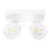 Zuiver Appliques Murales Et Spots Double Spot En Métal Blanc -Luminaires Soldes 202 double spot en metal blanc