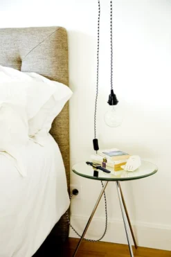 Hoopzi Suspensions Fil électrique En Tissu Luminaire Pied De Poule 4,5m -Luminaires Soldes 202 fil electrique en tissu luminaire pied de poule 4 5m 1