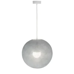 La Case De Cousin Paul Suspensions Globe Light Acier Ø 36cm -Luminaires Soldes 202 globe light acier oe 36cm 3
