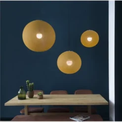 La Case De Cousin Paul Suspensions Globe Light XL Tabac Ø 50cm -Luminaires Soldes 202 globe light xl tabac oe 50cm 3