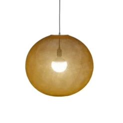 La Case De Cousin Paul Suspensions Globe Light XL Tabac Ø 50cm -Luminaires Soldes 202 globe light xl tabac oe 50cm 4