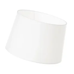 Unimasa Lampes à Poser Grand Abat-jour Blanc