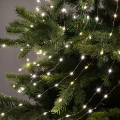 Maisons Du Monde Guirlandes Et Cimiers Guirlande De Noël Lumineuse Rideau Blanc 672 LEDS L210 -Luminaires Soldes 202 guirlande de noel lumineuse rideau blanc 672 leds l210 1000 12 18 196736 3