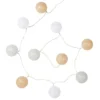 Maisons Du Monde Guirlandes Et Décorations Lumineuses Guirlande Lumineuse 10 LED Boules Multicolores L180 -Luminaires Soldes 202 guirlande lumineuse 10 led boules multicolores l180 1000 9 29 179937 1