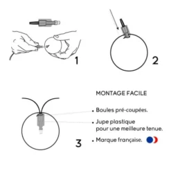 La Case De Cousin Paul Guirlandes Et Décorations Lumineuses Guirlande Lumineuse Bleue Et Grise -Luminaires Soldes 202 guirlande lumineuse bleue et grise 4