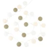 Maisons Du Monde Guirlandes Et Décorations Lumineuses Guirlande Lumineuse Boules En Coton Vert 24LEDS L530 Cm