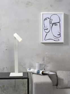 It's About Romi Lampes à Poser Lampa De Table Blanche H48cm -Luminaires Soldes 202 lampa de table blanche h48cm 3