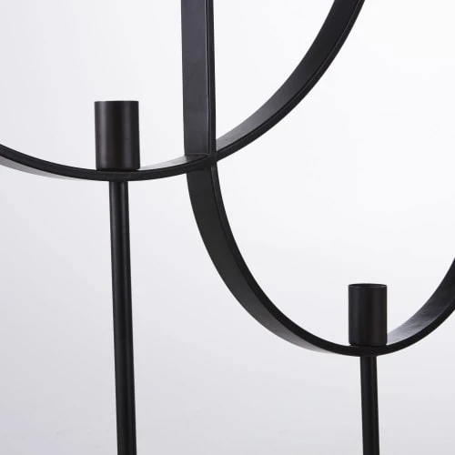 Maisons Du Monde Lampadaires Lampadaire 2 Cerclages En Metal Noir Mat H169 4 Maisons Du Monde Lampadaires Lampadaire 2 Cerclages En Metal Noir Mat H169 – Image 2