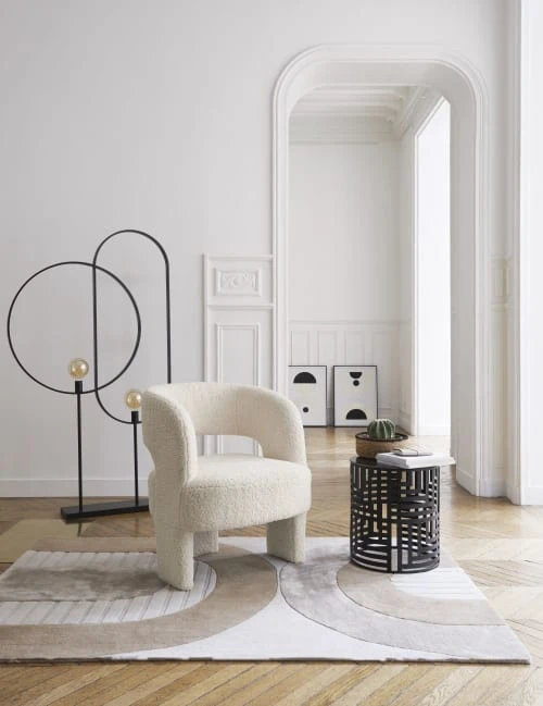 Maisons Du Monde Lampadaires Lampadaire 2 Cerclages En Metal Noir Mat H169 6 Maisons Du Monde Lampadaires Lampadaire 2 Cerclages En Metal Noir Mat H169 – Image 4