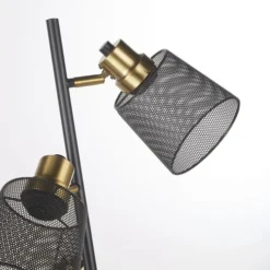 Maisons Du Monde Lampadaires Lampadaire 3 Abat-jour En Métal Perforé Noir Et Doré H157 -Luminaires Soldes 202 lampadaire 3 abat jour en metal perfore noir et dore h157 1000 3 38 222873 4