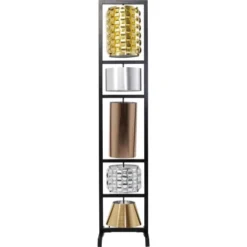 Kare Design Lampadaires Lampadaire 5 Abat-jours En Acier H180