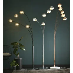 Maisons Du Monde Lampadaires Lampadaire 5 Branches En Métal Chromé H198 -Luminaires Soldes 202 lampadaire 5 branches en metal chrome h198 1000 10 6 110952 11