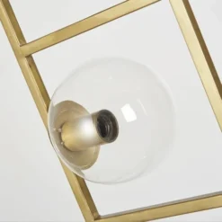 Maisons Du Monde Lampadaires Lampadaire 5 Globes En Verre Et Métal Doré H142 -Luminaires Soldes 202 lampadaire 5 globes en verre et metal dore h142 1000 12 40 202703 2