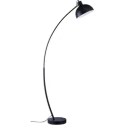 ATHM DESIGN Lampadaires Lampadaire Abat Jour Et Pied Métal Blanc -Luminaires Soldes 202 lampadaire abat jour et pied metal noir 6