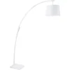 ATHM DESIGN Lampadaires Lampadaire Abat Jour Tissu Blanc Et Pied Métal -Luminaires Soldes 202 lampadaire abat jour tissu blanc et pied metal 6