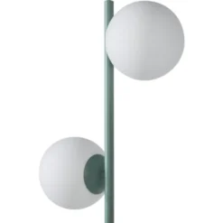 ATHM DESIGN Lampadaires Lampadaire Abat Jour Verre Pied Metal Brossé Bleu -Luminaires Soldes 202 lampadaire abat jour verre pied metal brosse bleu 2