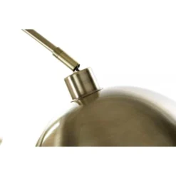 Wadiga Lampadaires Lampadaire Arc Doré Avec Base Ronde Blanche H195cm -Luminaires Soldes 202 lampadaire arc dore avec base ronde blanche h195cm 4