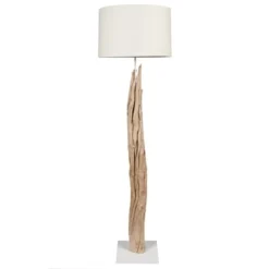 Maisons Du Monde Lampadaires Lampadaire Avec Abat-jour En Coton Ivoire H169 -Luminaires Soldes 202 lampadaire avec abat jour en coton ivoire h169 1000 11 21 122037 6