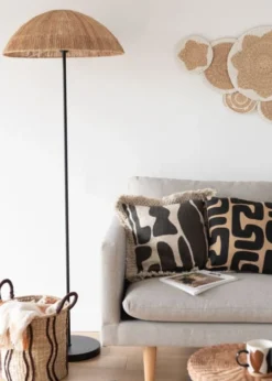 Maisons Du Monde Lampadaires Lampadaire Avec Abat-jour En Jute Beige H160 -Luminaires Soldes 202 lampadaire avec abat jour en jute beige h160 1000 9 36 227996 2