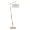Good & Mojo Lampadaires Lampadaire Bambou Et Lin Naturel Beige H176cm 2 Good & Mojo Lampadaires Lampadaire Bambou Et Lin Naturel Beige H176cm -Luminaires Soldes 202 lampadaire bambou et lin naturel beige h176cm