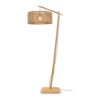 Good & Mojo Lampadaires Lampadaire Bambou/jute H207cm -Luminaires Soldes 202 lampadaire bambou jute h207cm
