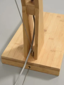 Good & Mojo Lampadaires Lampadaire Bambou/lin Gris Clair H207cm -Luminaires Soldes 202 lampadaire bambou lin gris clair h207cm 5