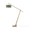 Good & Mojo Lampadaires Lampadaire Bambou/lin Vert H207cm