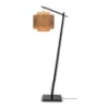 Good & Mojo Lampadaires Lampadaire Bambou Noir H176cm -Luminaires Soldes 202 lampadaire bambou noir h176cm